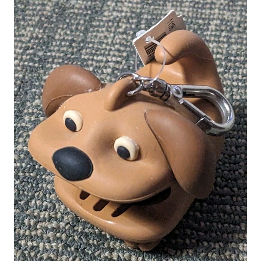 Bath‎ & Body Works Pocket Sanitizer Holder Weiner Brown Dog Clip NWT - Picture 7 of 8